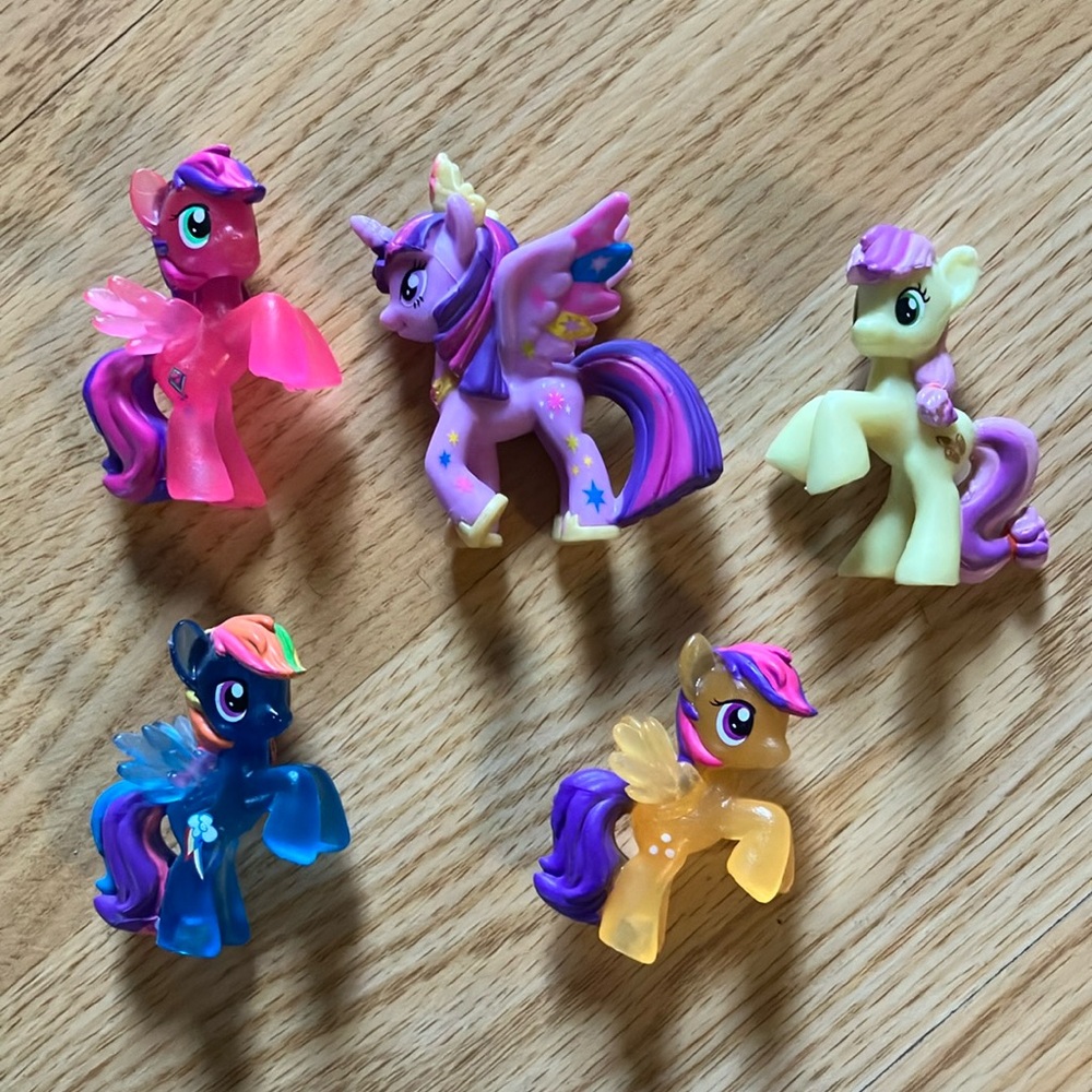Pink and Purple Pony Doll Set with Accessories